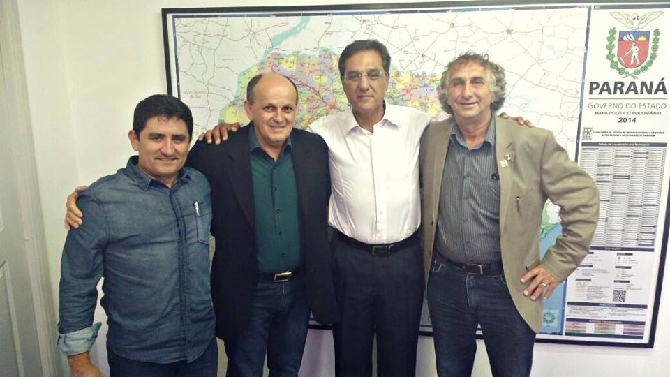 Prefeito e vice de Sarandi buscam solução em Curitiba para impasse dos cruzamentos na BR-376 